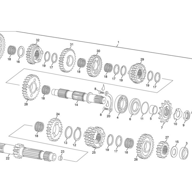 FREE PINION 3 EME Z27