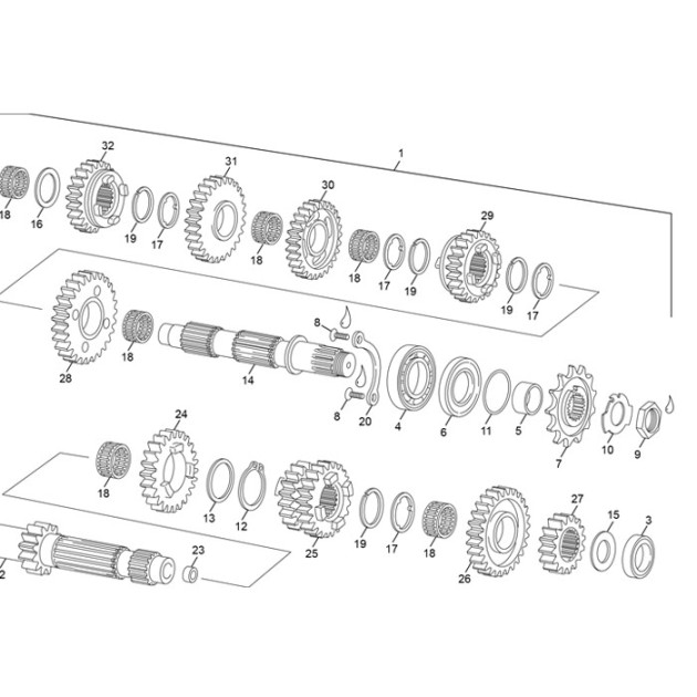 FREE PINION 4 EME Z24