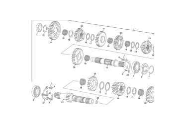 FREE PINION 5 EME Z22
