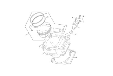 RING KIT END 450 SEF