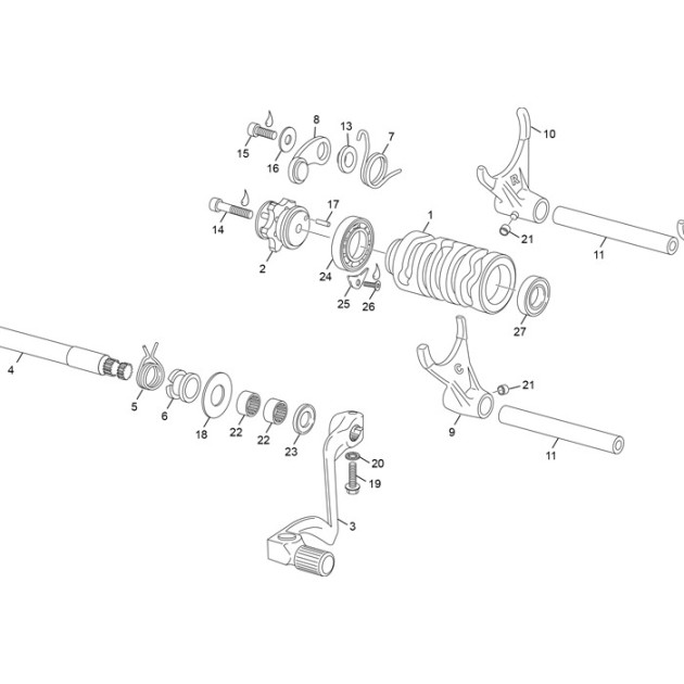 INDEX SHIM 450 / 500 END