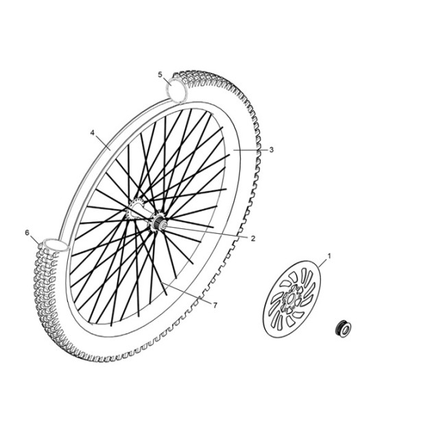 FRONT TUBE OXIA EB 29"