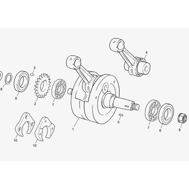 CRANCKSHAFT 300 CL F