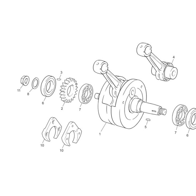 CRANKSHAFT BEARING 6206/HN3C3