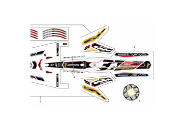 STICKERS SPROKET SET CABESTANY TR13