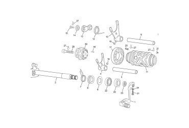 INDEX LEVER ASSY 250 END EVO