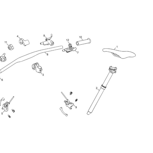DROPOUT SEATPOST KS M