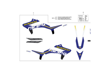 PERSONIFIED STICKER  KIT SM BLEU