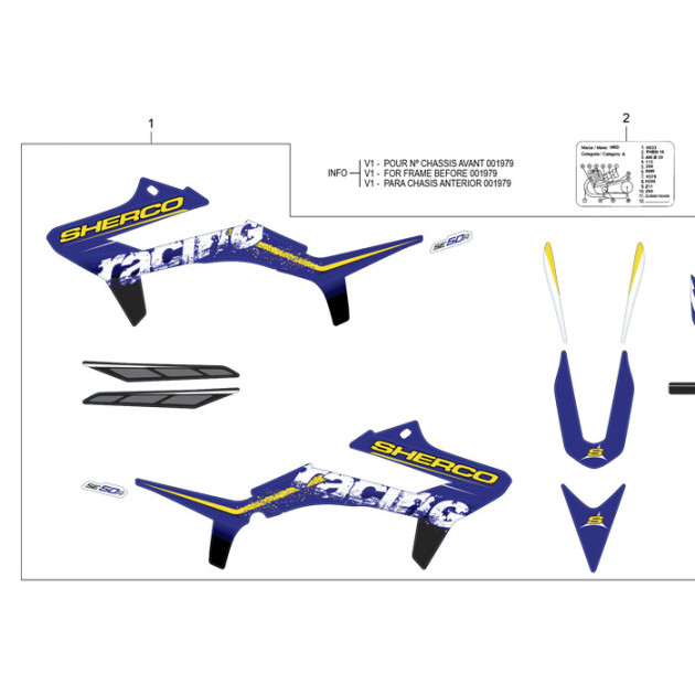 PERSONIFIED STICKER  KIT END BLEU