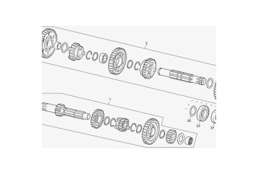 GROUP FIRST SHAFT WITH PINION F