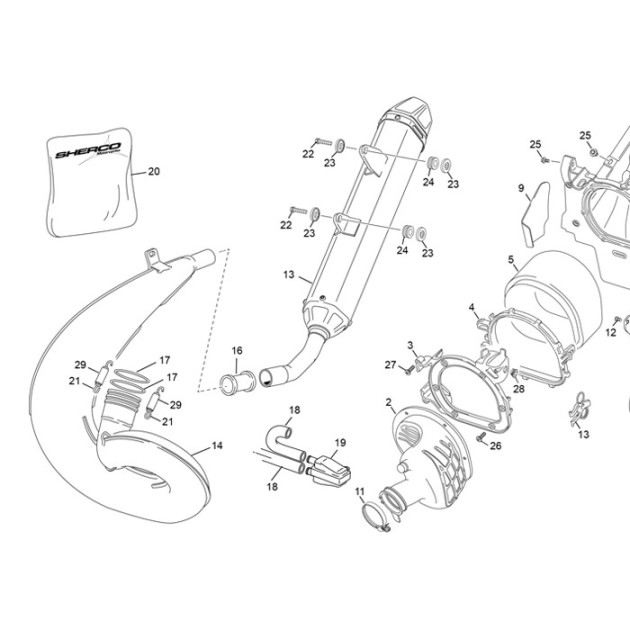 RUBBER SPRING EXHAUST
