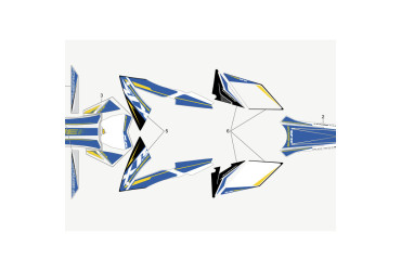 OBSOLET SEE 7757 STICKER FENDER KIT X RIDE 2014