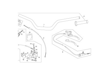 COMPLETE CLUTCH SET BRAKTEC HIDRAULIC CABLE XY125