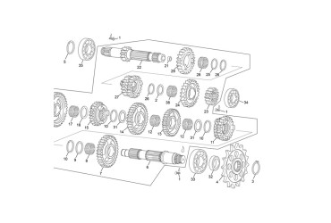 Washer 22.2x27.8x1   250 END