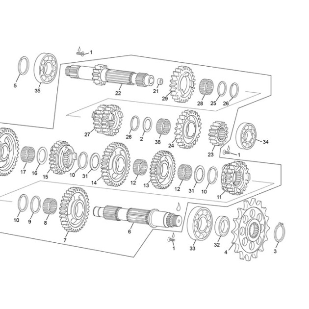 Washer 22.2x27.8x1   250 END