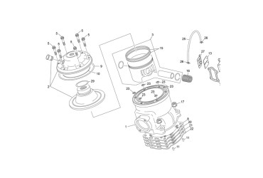 CILYNDER HEAD O-RING 83 X 86 X 1,50 VITON75