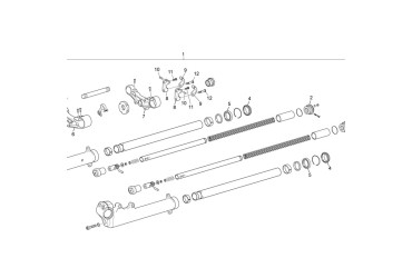 SCREW HEXA 8X25 7984 10.9 Zn Ni Tr BRIDE HANDLEBAR ADJUSTABLE
