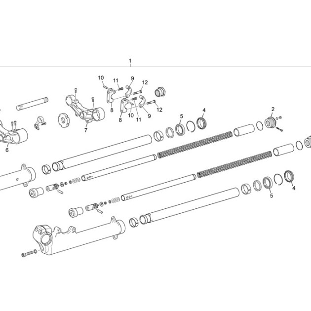 SCREW HEXA 8X25 7984 10.9 Zn Ni Tr BRIDE HANDLEBAR ADJUSTABLE