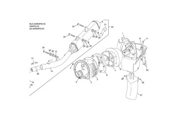 END CAP SILENCER AKRAPOVIK SEF 250.300