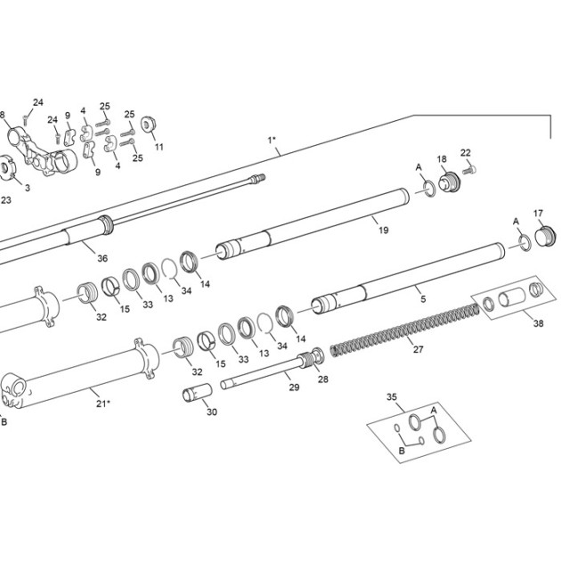 FORK SPRING TECH  ALU