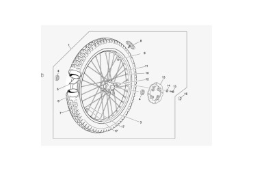 FRONT RIM BLUE MAT 1.60X21 32 R