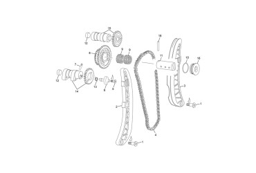INTAKE CAMSHAFT SET 450 / 500 SEF SPARE PARTS