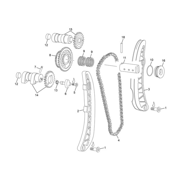 INTAKE CAMSHAFT SET 450 / 500 SEF SPARE PARTS