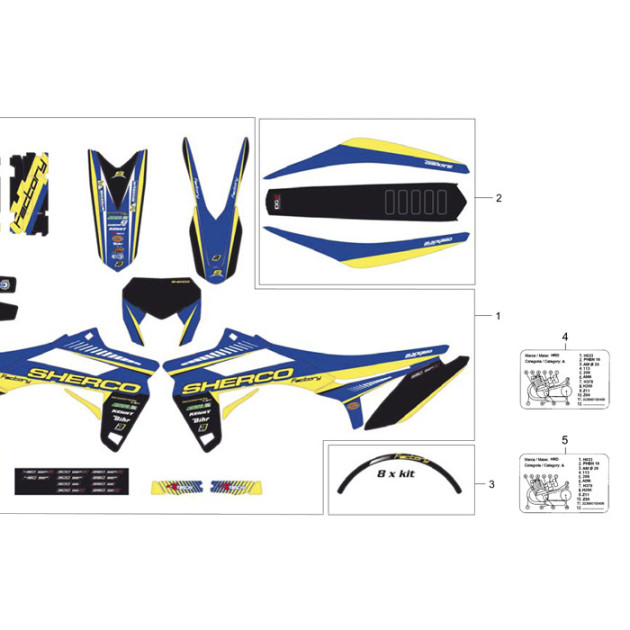 PERSONIFIED RIMS STICKER  KIT FACTORY END 2015