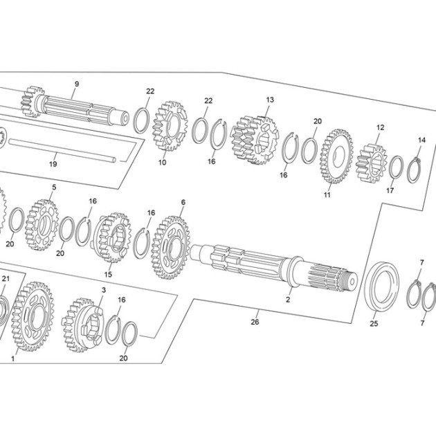GEAR 5TH PINION EVO