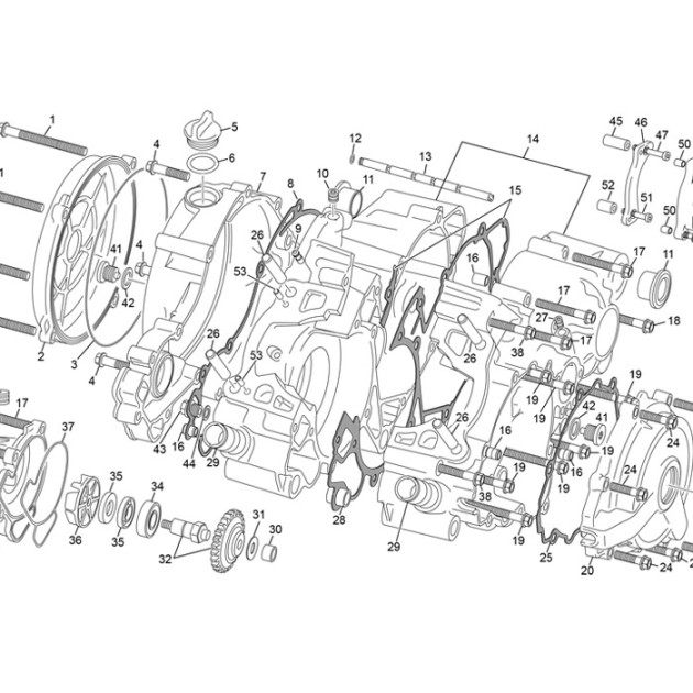 INJECTED CLUTCH CASE 125 SE