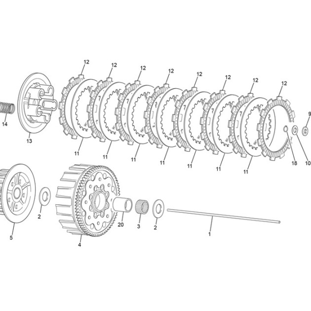 CLUTCH BUSHING 125 SE