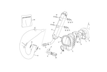 CATALYSED EXHAUST 125 SE