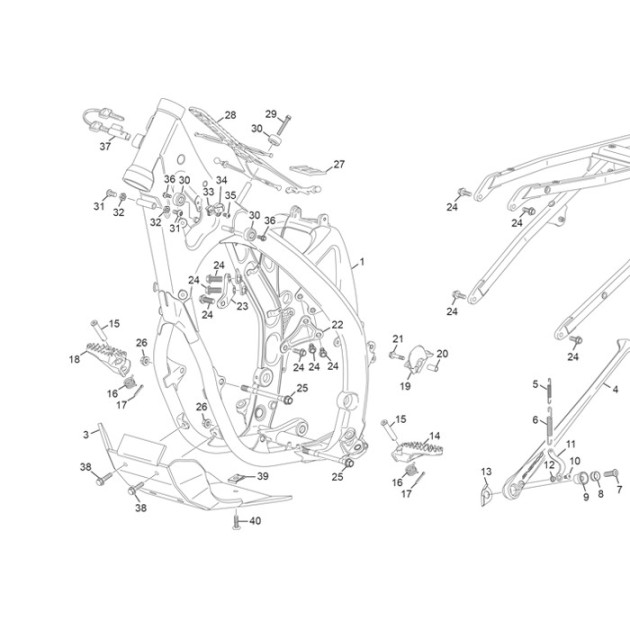 SKID PLATE PLASTIC  250/300 SEF