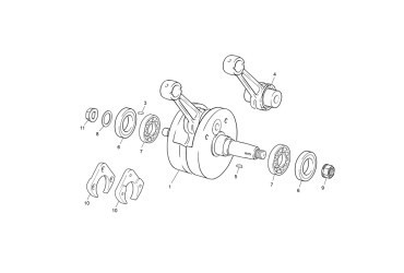 CRANCKSHAFT 300 CL 2015 F