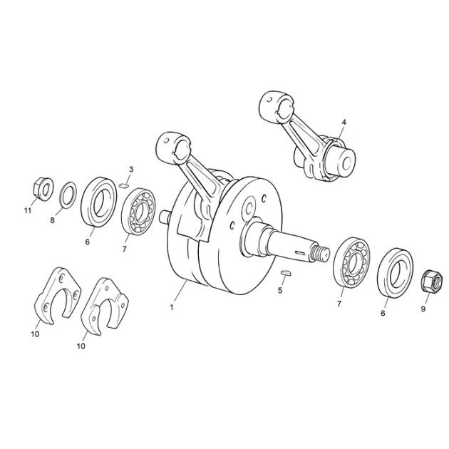 CRANCKSHAFT 300 CL 2015 F