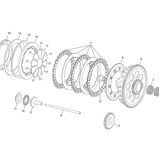 CLUTCH PUSH ROD ED