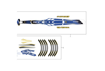 KIT BLISTER STICKERS DECO  TR 15 SH