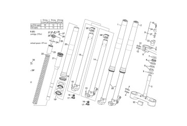 AXLE CLAMP RIGHT+TUBE CPL.