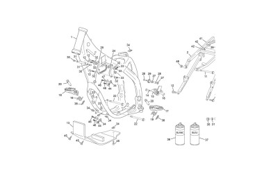 RIGHT CYLINDER HEAD SUPPORT 250/300 SE 2017