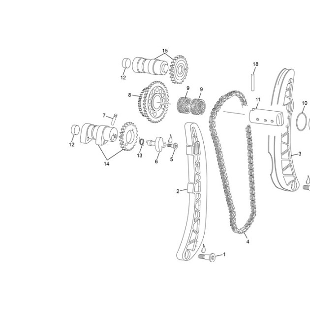 TIMING GEAR 455 END EVO