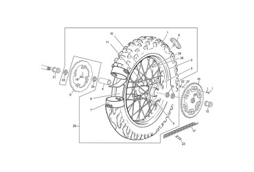 ECO ZING SPOKE 4/3.5/4 197 MM  THREAD MM18 NECK 3 BEND 171