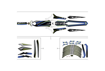 KIT STICKERS PROTECTION BLISTER TR 17 SH