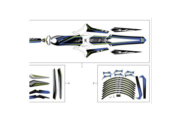KIT STICKERS ACCESSORY BLISTER TR 17 SH