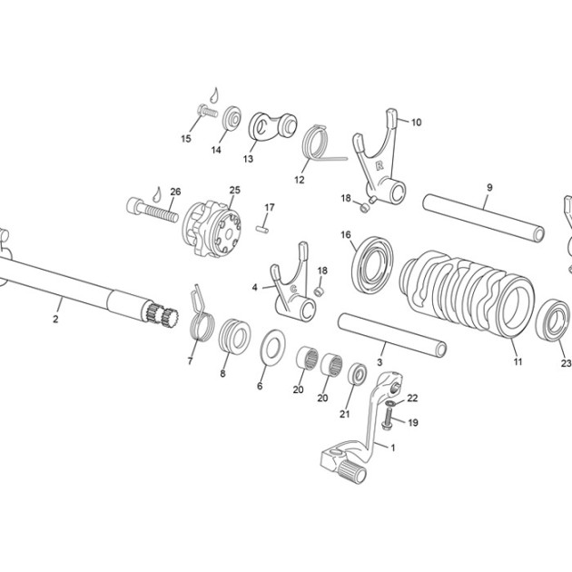 SPRING SPACER SHIFT END