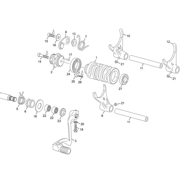 FORK C END 450