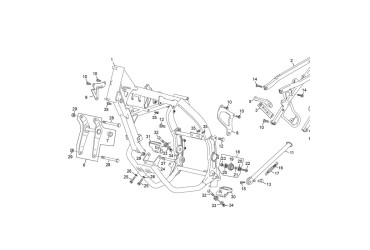 REAR ENGINE SUPPORT 125 4T