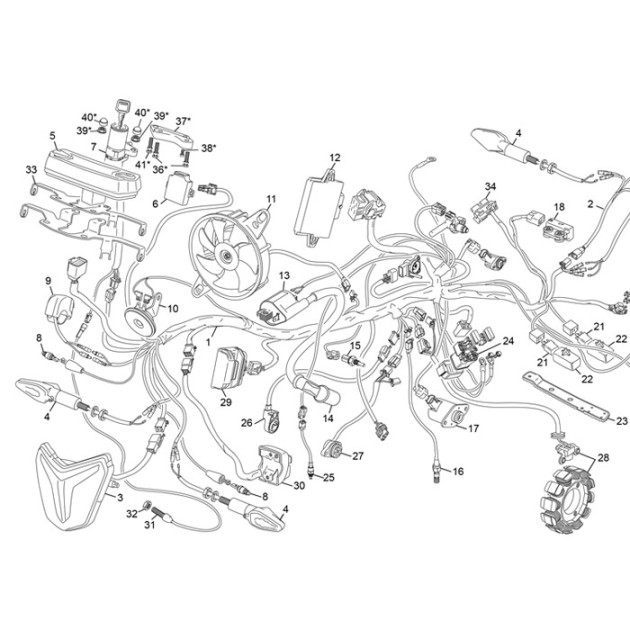 WIRE HARNESS 125 4T