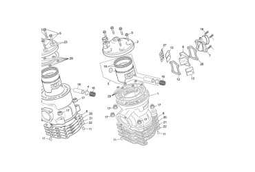 PISTON  125CC "B" 53.97 LS