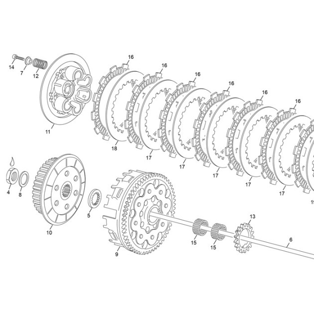 METAL CLUTCH DISK 1.2mm
