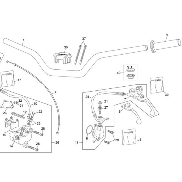 LEVER CLUCH BRAKTEC ED MINERAL POMP